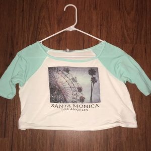 Charlotte Russe Cropped Tee